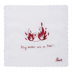 Collectable Handkerchief - My Boobs Are On Fire!